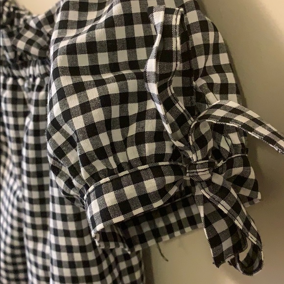 H&M Gingham off-shoulder top - Picture 4 of 5